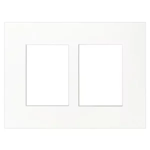 2,5 mm Passepartout in Museumsqualität, 30x40 cm (2x 13x18 cm)