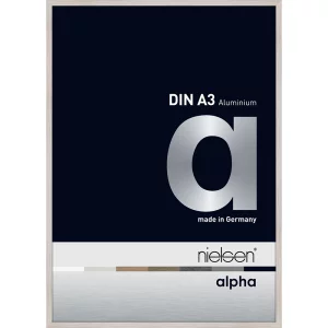 Alurahmen Alpha 29,7x42 cm (A3) | Eiche weiß (furnierte Oberfläche) | Normalglas (2 mm)