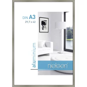 Alurahmen Classic 29,7x42 cm (A3) | Champagner | Normalglas (2 mm)