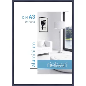 Alurahmen Classic 29,7x42 cm (A3) | Blu | Normalglas (2 mm)