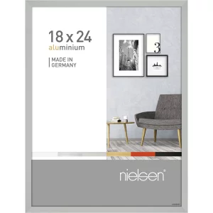 Alurahmen Pixel 18x24 cm | Silber matt | Normalglas (2 mm)