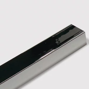 Holzleiste Matrix 40 nach Maß Stahl | Normalglas (2 mm)