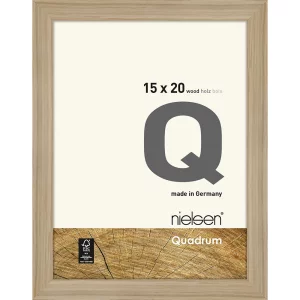 Fotorahmen Quadrum 15x20 cm | Eiche Natur | Normalglas (2 mm)