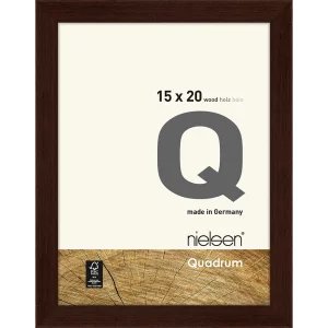 Fotorahmen Quadrum 15x20 cm | Wenge | Normalglas (2 mm)