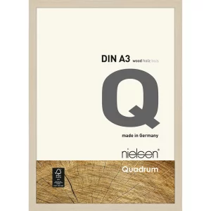 Holzrahmen Quadrum 29,7x42 cm (A3) | Ahorn | Normalglas (2 mm)