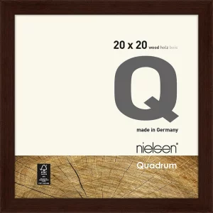 Fotorahmen Quadrum 20x20 cm | Wenge | Normalglas (2 mm)