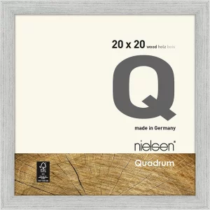 Fotorahmen Quadrum 20x20 cm | Silber | Normalglas (2 mm)