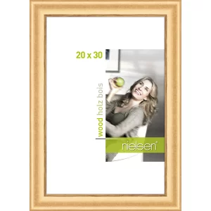 Holzrahmen Derby 20x30 cm | Gold | Normalglas (2 mm)
