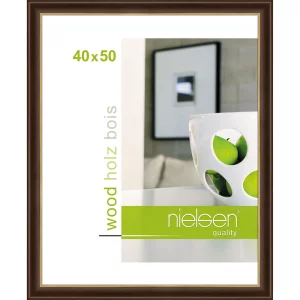 Holzrahmen Derby 40x50 cm | Palisander | Normalglas (2 mm)