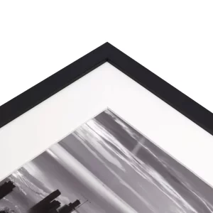 1,4 mm WhiteCore Standard-Passepartout mit individuellem Ausschnitt 60x90 cm | White Linen