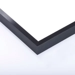 Alu-Bilderrahmen Profil K 21x29,7 cm (A4) | schwarz | Normalglas (3 mm)