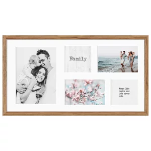 Cadre multi photos Kyoto White pour 5 photos