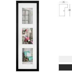 Cadre multi photos Stockholm pour 3 photos 10x15 cm