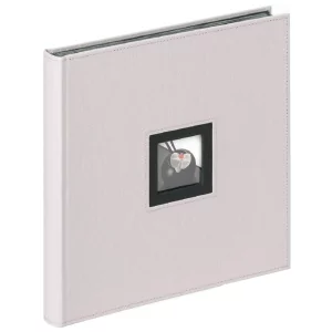 Grijs fotoalbum met boekbinding