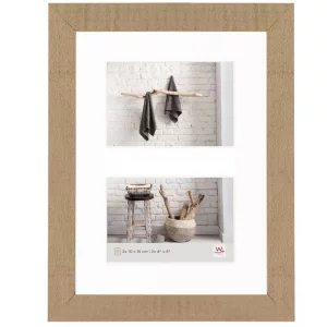 2er Galerierahmen Home 2x 10x15 cm | Beige-Braun | Normalglas (2 mm)