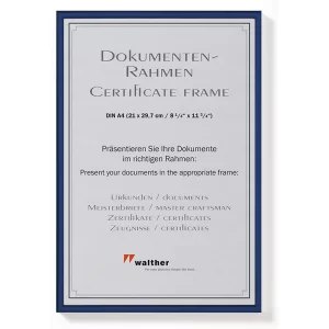 Kunststoff-Bilderrahmen New Lifestyle 21x29,7 cm (A4) | Blau | Normalglas (2 mm)