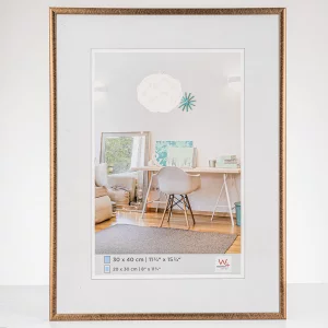 Kunststoff-Bilderrahmen New Lifestyle 13x18 cm | Bronze | Normalglas (2 mm)