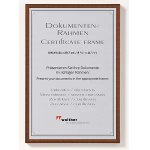 Kunststoff-Bilderrahmen New Lifestyle 21x29,7 cm (A4) | Bronze | Normalglas (2 mm)
