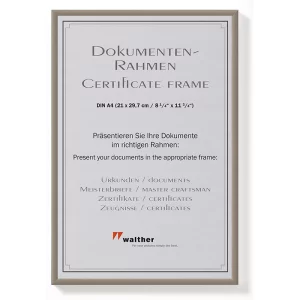 Kunststoff-Bilderrahmen New Lifestyle 21x29,7 cm (A4) | Stahl | Normalglas (2 mm)
