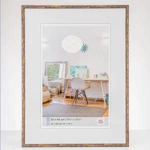 Kunststoff-Bilderrahmen New Lifestyle 50x70 cm | Taupe | Normalglas (2 mm)