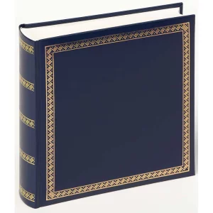 Blauw fotoalbum, 60 pagina's