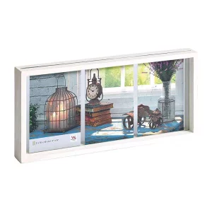 Cadre multi photos pour 3 photos Rustic