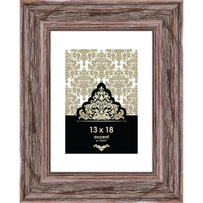 Rama drewniana Vintage 13x18 cm | brązowy | szkło standardowe (2 mm)