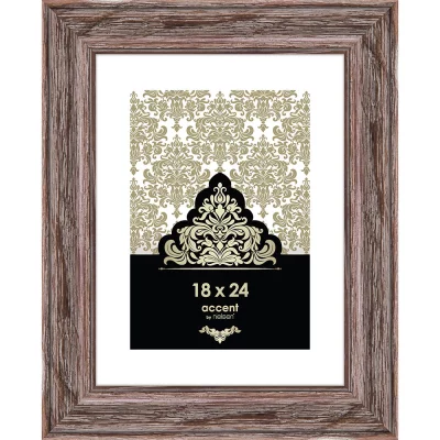 Rama drewniana Vintage 18x24 cm | brązowy | szkło standardowe (2 mm)