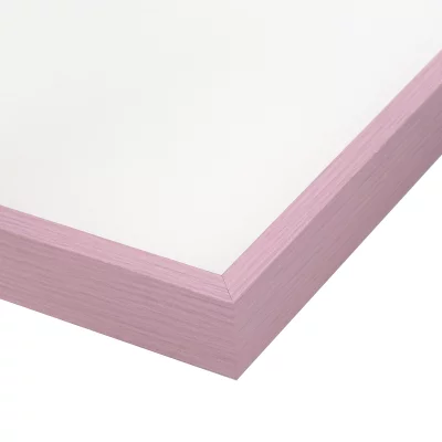 Thumbnail von Alu-Bilderrahmen Barth NXT mit Distanzleiste, Serie 1131 Rosa - Furnier Holzoptik