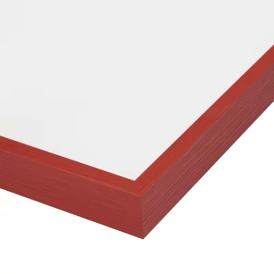 Thumbnail von Alu-Bilderrahmen Barth NXT mit Distanzleiste, Serie 1131 Rot - Furnier Holzoptik