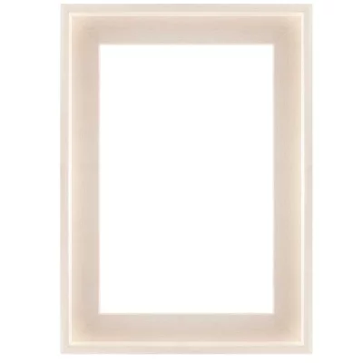Baklijst FLOATS 36 42x59,4 cm (A2) | wit op natuur | lege lijst (zonder glas en achterwand)