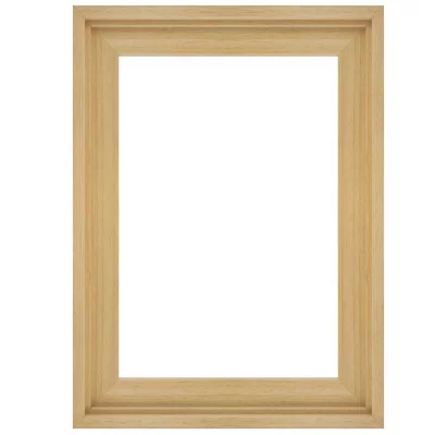 Schattenfugenrahmen FLOATS mit Stufe Sonderzuschnitt Rohholz mit Stufe | Leerrahmen (ohne Glas und Rückwand)