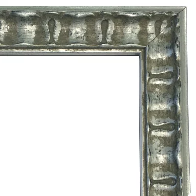 Holz-Bilderrahmen CHATEAU 371 13x18 cm | Silber | Normalglas (2 mm)