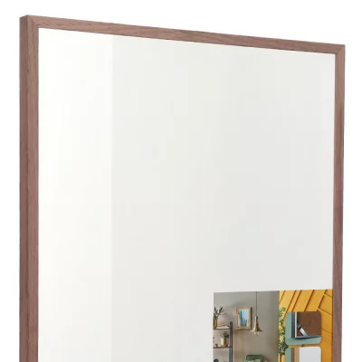 Aluminium fotolijst BARTH serie 916 45x60 cm | notenboom, echt fineer, natuur | normaal glas (2 mm)