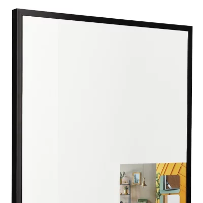 Aluminium fotolijst BARTH serie 916 45x60 cm | zwart, gelakt | normaal glas (2 mm)