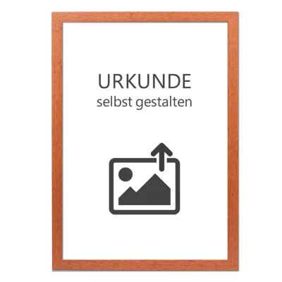 Thumbnail von Holzrahmen mit A4-Zertifikat selbst erstellen Kirsche