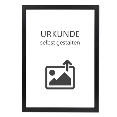 Thumbnail von Holzrahmen mit A4-Zertifikat selbst erstellen Schwarz