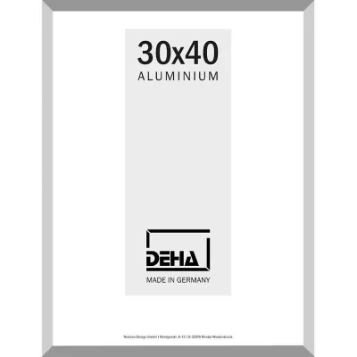 Alurahmen Wega 55x75 cm | Natur matt | Normalglas (2 mm)
