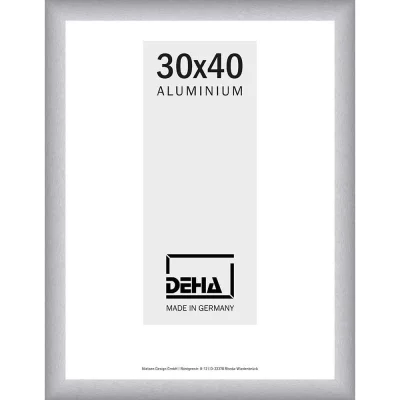Alurahmen Capella Sonderzuschnitt Natur matt | Normalglas (2 mm)