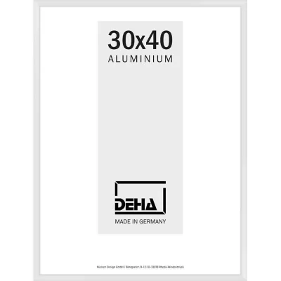 Alurahmen Superba Sonderzuschnitt Weiß 9016 | Normalglas (2 mm)