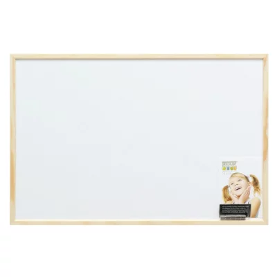 Magneetbord met houten omlijsting 40x60 cm | natuur | zonder glas, met achterwand