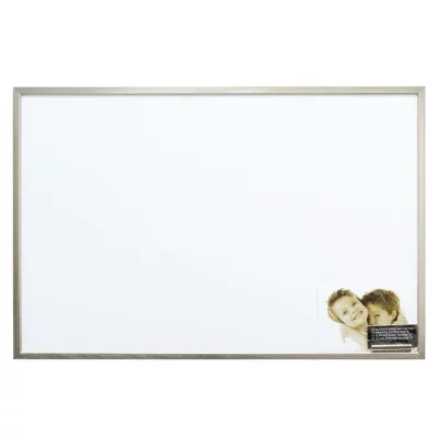 Magneetbord met houten omlijsting 40x60 cm | zilver | zonder glas, met achterwand
