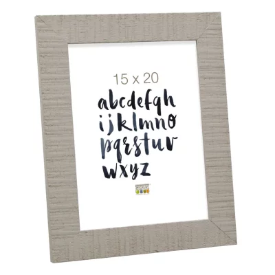 Houten fotolijst Mila 15x15 cm | beige | normaal glas (2 mm)