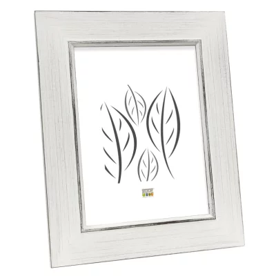 Houten kader Amay 20x30 cm | wit | normaal glas (2 mm)