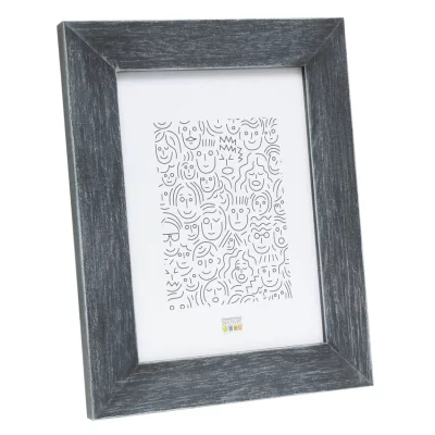 Houten kader Malmedy 13x13 cm | grijs | normaal glas (2 mm)