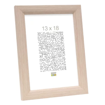 Houten kader Olivia 13x13 cm | eik | normaal glas (2 mm)