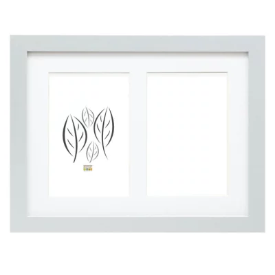 Multi fotokader Juliette voor 2 foto's 10x15 cm | zilver | normaal glas (2 mm)