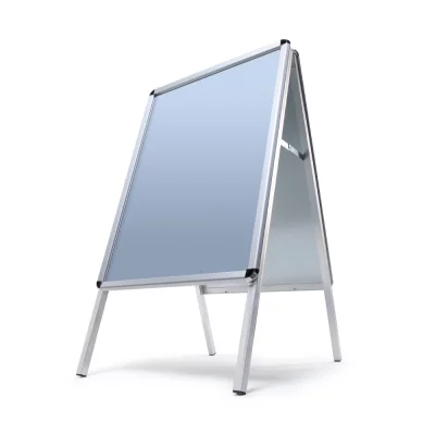 Stoepbord Standaard 32 mm 59,4x84,1 cm (A1) | hoeken afgerond | kunstglas, gematteerd (1 mm)