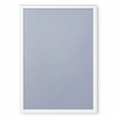 Kliklijst Color, 25 mm 42x59,4 cm (A2) | signaalwit RAL 9003 | kunstglas, gematteerd (1 mm)