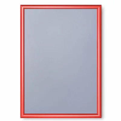 Kliklijst Color, 25 mm 42x59,4 cm (A2) | verkeersrood RAL 3020 | kunstglas, gematteerd (1 mm)